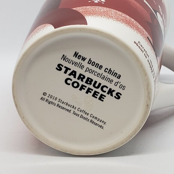 Starbucks 2010 Holiday Collection Carolers Coffee Mug Bone China - Picture 5 of 6